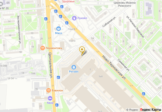 Офис выдачи заказов на карте: ул. Центральная, 1, стр. 1И