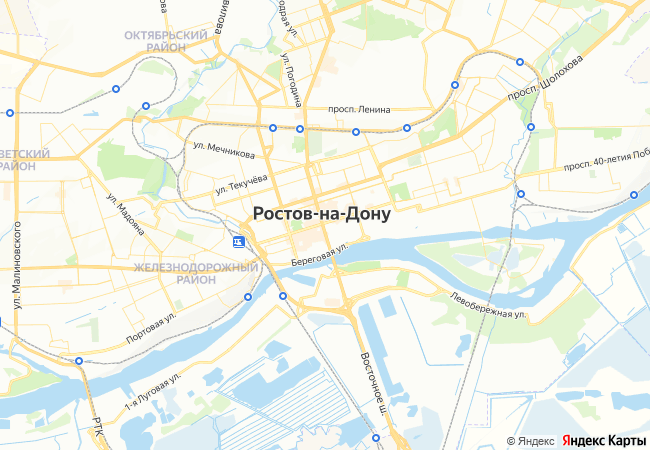 Карта: Ростов-на-Дону