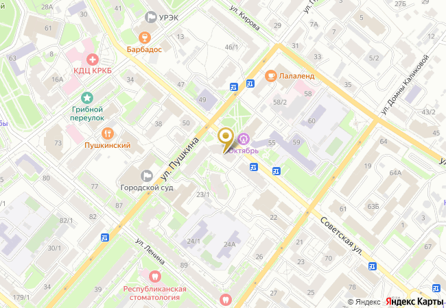 Офис выдачи заказов на карте: ул. Советская, 52